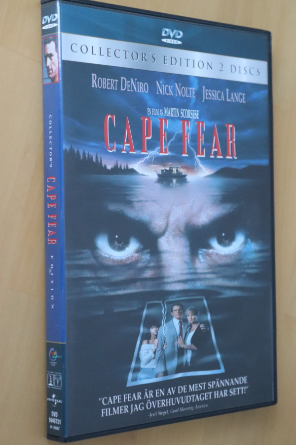 2DVD Cape Fear ( 1991 Martin Scorsese Robert DeNiro  )