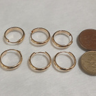 21k kullattu Kanadalainen 3 pari korvakorut Gold plated - pikkukuva 5