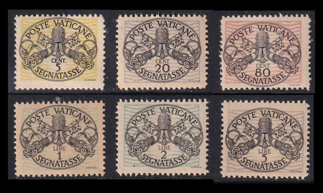 Vatikaani PORTO_7-12 ** Vaakuna (1945)