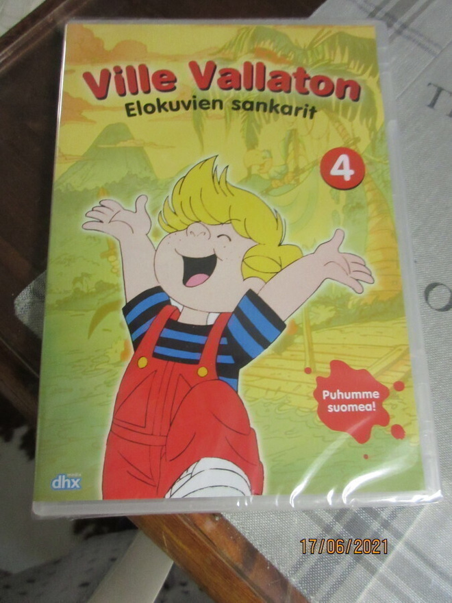 Ville Vallaton Elokuvien sankarit 4 dvd. *uusi*