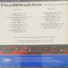 The Who Live: The Blues to the Bush 1999 2cd RARE! - pikkukuva 2