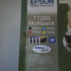 EPSON T1285 Multipack mustetta. - pikkukuva 1