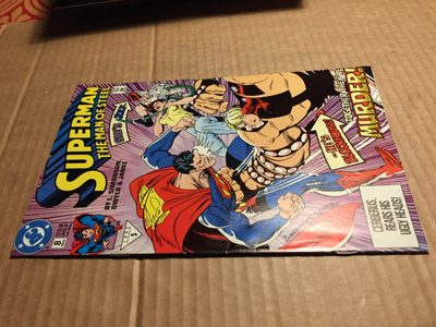 DC SUPERMAN THE MAN OF STEEL 8/1992 HYVÄ