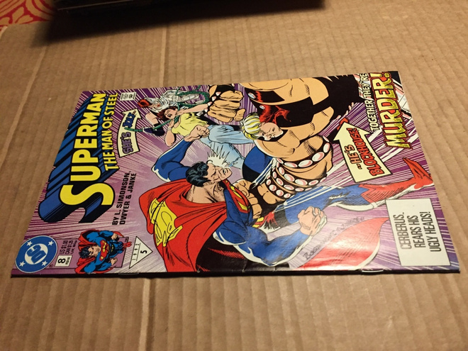 DC SUPERMAN THE MAN OF STEEL 8/1992 HYVÄ