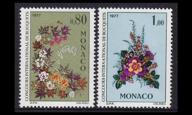 Monaco 1248-9 ** Kukkasidontakilpailu (1976)