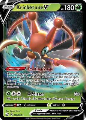 Kricketune V 006/163 - Battle Styles - NM/M