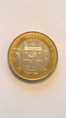 Suomi 5 € Satakunta maakuntaraha, 2010