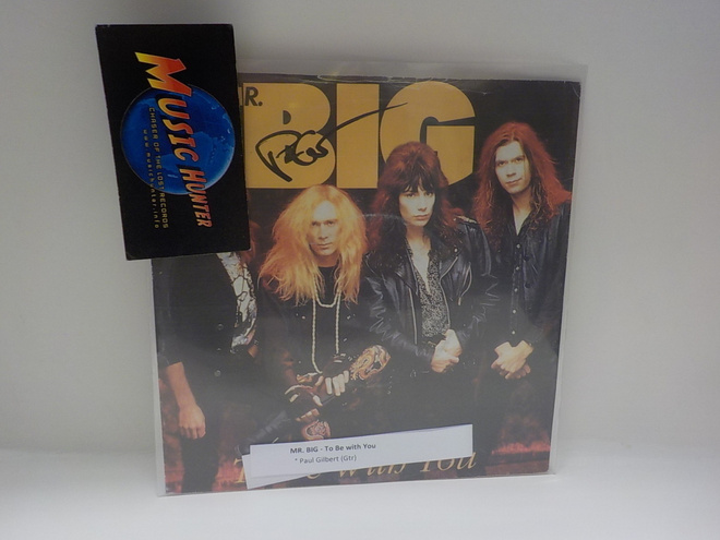 MR. BIG - TO BE WITH YOU 7" + PAUL GILBERT NIMMARI