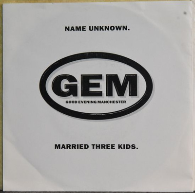 Single: Good Evening Manchester - Name Unknown / Married ...