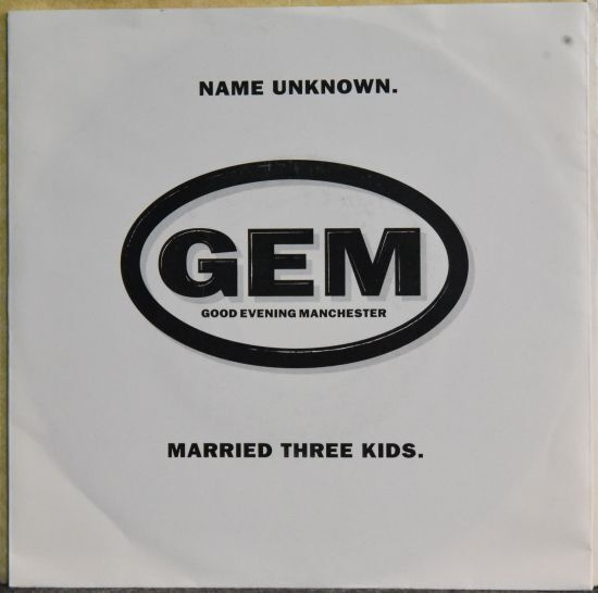 Single: Good Evening Manchester - Name Unknown / Married ...