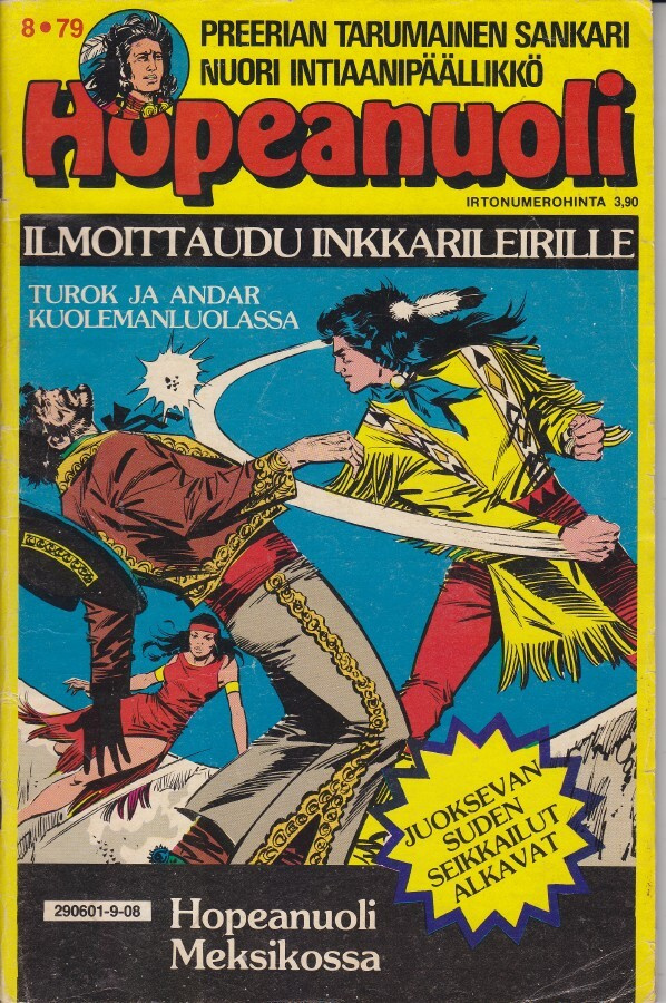 Hopeanuoli 8/1979 Turok kiven poika: Kalliomiehet