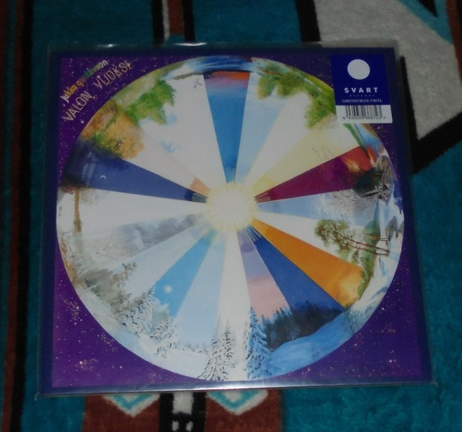 JUKKA GUSTAVSON ~ Valon Vuoksi ~ LP sininen MINT