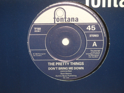 The Pretty Thinggs 7" Don't Bring Me Down/We'll Be Together