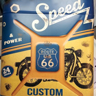 ROUTE 66, CUSTOM MOTORCYCLE, PELTINEN BENSAKANISTERI - pikkukuva 1