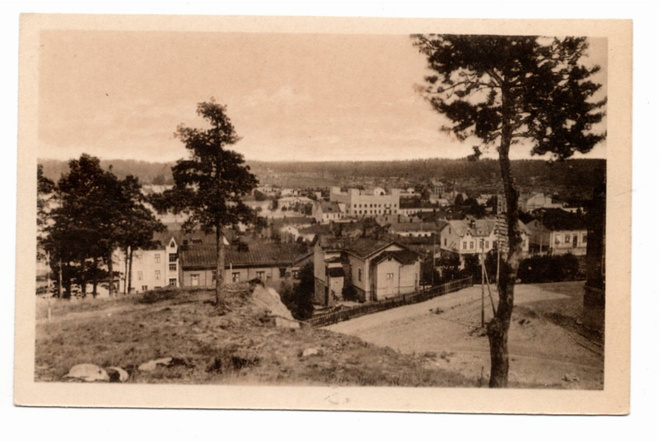 Lahti:  Näkymä kaupunkiin (ruskea)