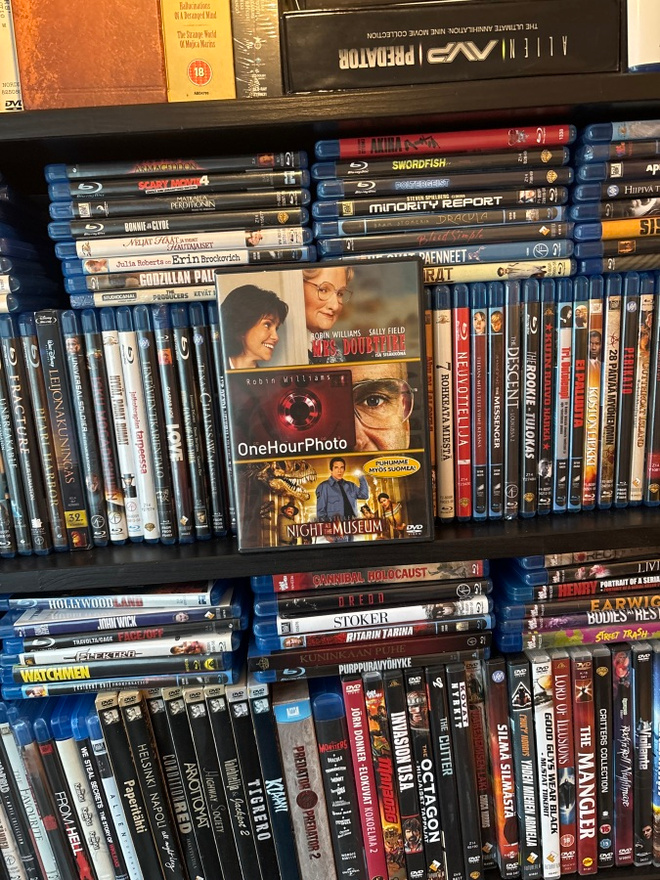 Mrs doubtfire / one hour photo / night at the museum