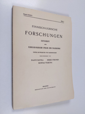 Finnisch-ugrische Forschungen XXXIV, 1