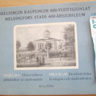 VANHA Ohjelma Helsinki 400-v. Juhlat 1950 - pikkukuva 1