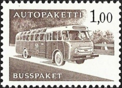 1963 AP 13  ruskea  1,00 mk  ** LaPe AP 13 xTe