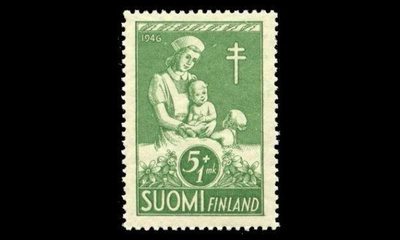 315 ** Tuberkuloosi 5mk+1mk (1946)