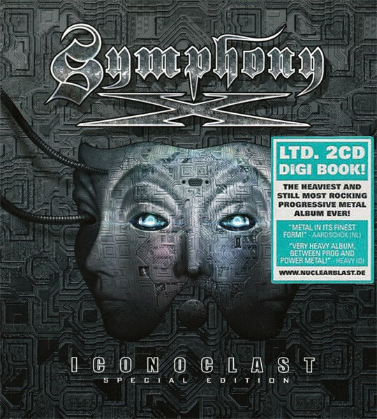 SYMPHONY X  Iconoclast 2CD DIGIBOOK