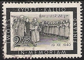 1941 Presidentti Kallion surumerkki leimattu LaPe 237