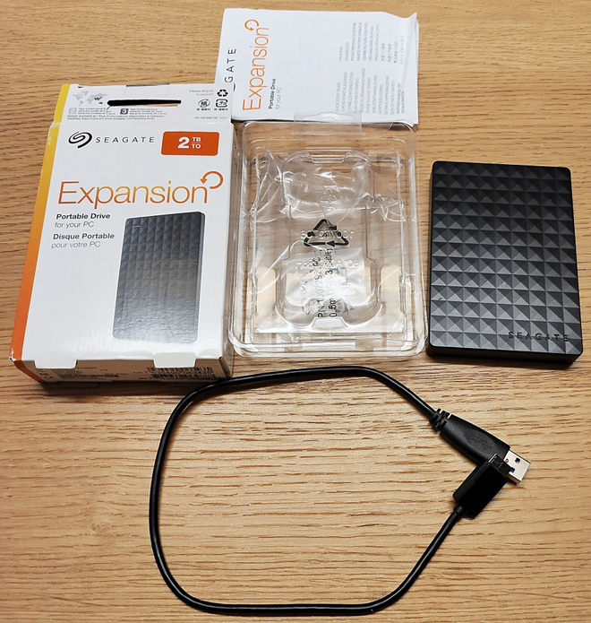 Seagate Expansion 2 TB 3,5" HDD USB 3