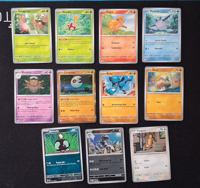 Pokemon kortit 11kpl (#23 Mega Evolution base set)