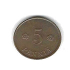1920 5 PENNIÄ KOLIKKO KÄYTETTY - pikkukuva 1