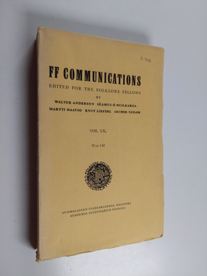 Uno Harva : FF Communications vol LX 2 n:o 142 : Die reli...