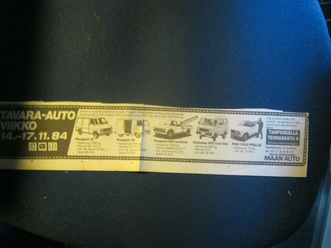 mainos tavara-autoviikko