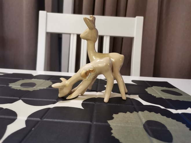 Kupittaan Savi Peurapari figuuri