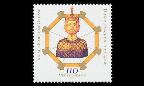 Saksa 2088 ** Aachenerin tuomiokirkko 1200v (2000)