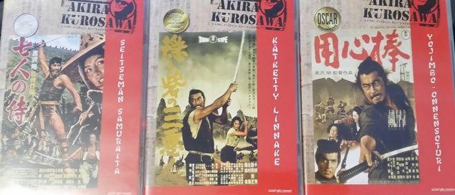 Akira Kurosawa 3 Kpl -DVD