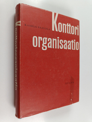 Kaarlo Paavola : Konttoriorganisaatio