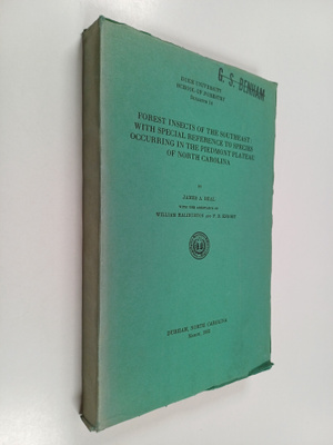 James Allen Beal : Forest Insects of the Southeast : With...