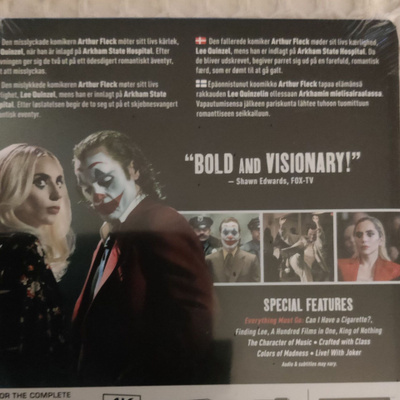 Joker:folie a deux 4k ultra hd steelbook uusi