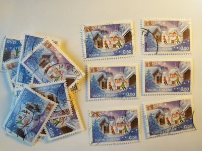Postimerkki Joulumerkki 1977 0,50