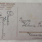 Kuokkija hiki hatussa, isäntä seuraa vieressä, k. k-k 1910 - pikkukuva 2