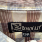 ROADCAST miesten lyhythihainen puuvillapaita koko 43/44 - pikkukuva 3