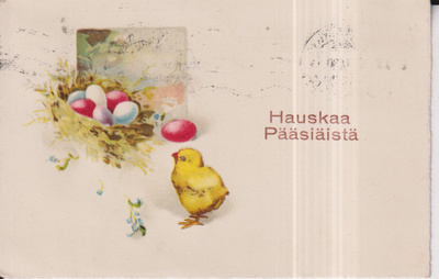 Hauskaa Pääsiäistä.  tipu, munat,  oo   e34