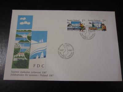 FDC 1987 Suomen matkailu