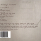 THE BACKSTAGE:ISOLATION CD - pikkukuva 2