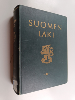 Suomen laki 1960 : osa 2