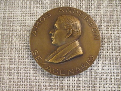 Amos Anderson mitali 1938 /Felix Nylund 1938.