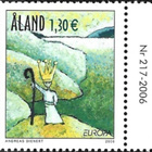 Ål 2006 Eurooppa-merkki 1,30 € välilöpari numero ** LaPe 265 - pikkukuva 1