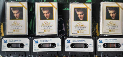 ELVIS-LEGENDA ELÄÄ-4 kasettia, READER’S DIGEST KOKOELMA,v-72