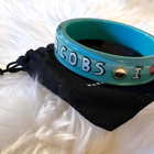 MARC JACOBS himmeä jaden vihreä rannerengas - pikkukuva 1