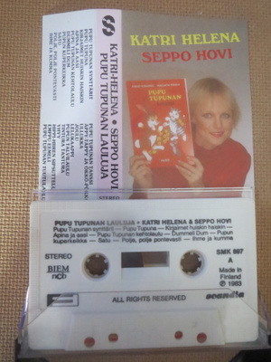Katri Helena & Seppo Hovi: Pupu Tupunan lauluja c-kasetti