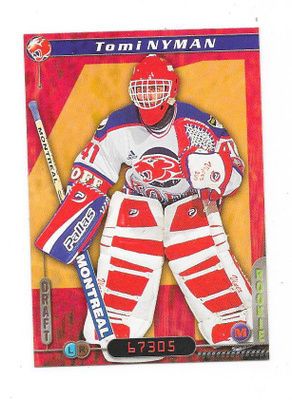 2000-01 CardSet #254 Tomi Nyman   HIFK MV